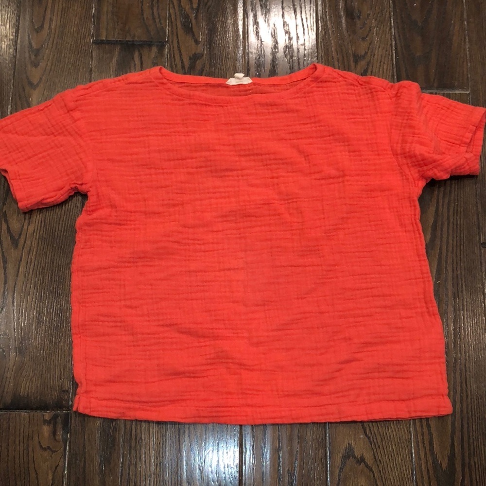Eileen fisher organic cotton top size small